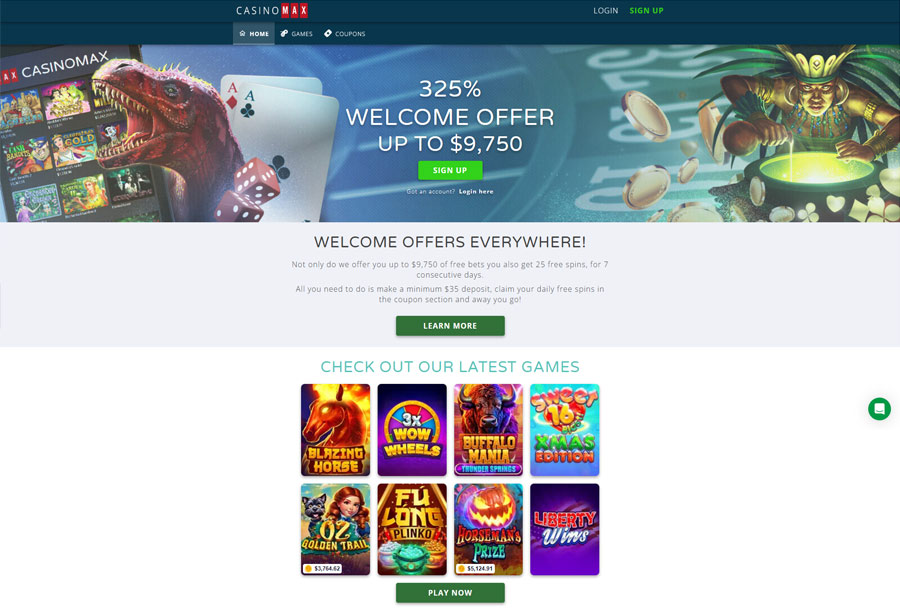 CasinoMax: Low $30 Minimum Crypto Cashouts