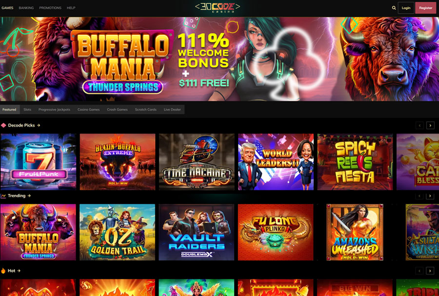 Decode Casino: Fast Crypto Banking With Game Variety