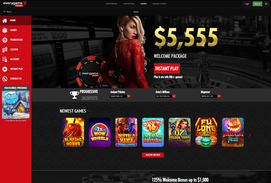 Everygame Casino - 25+ Years Running With Competitive Table Limits