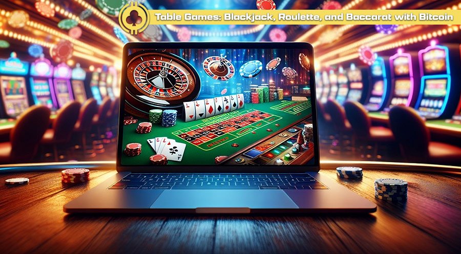 Table Games: Blackjack, Roulette, and Baccarat with Bitcoin