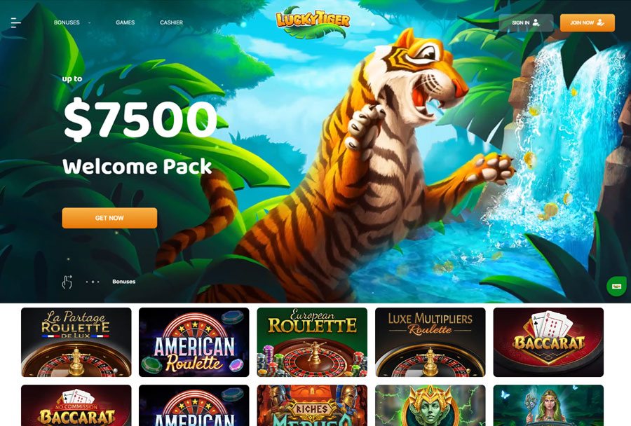 Lucky Tiger – Solana Casino With RTG Games